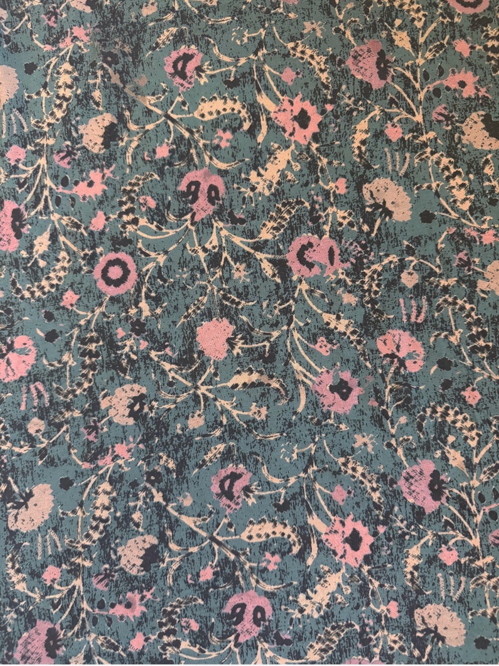 Peruvian Connection Orla Dress Floral Pima Cotton Modal Jersey - Picture 8 of 9
